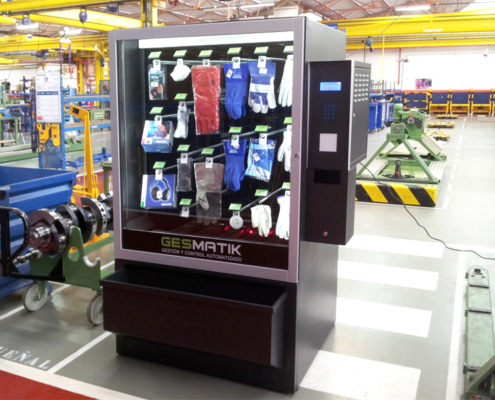 Vending machine for gloves, hearing protectors and face masks