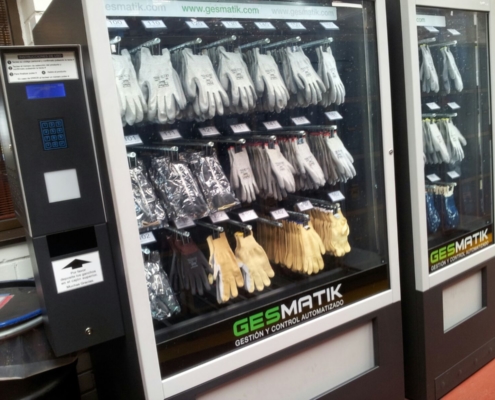 New and recycled glove vending machine