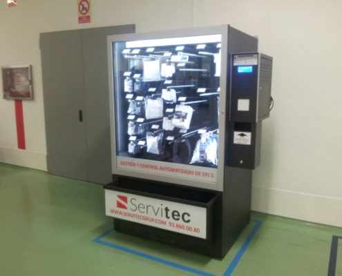 PPE vending machine for the pharmaceutical industry