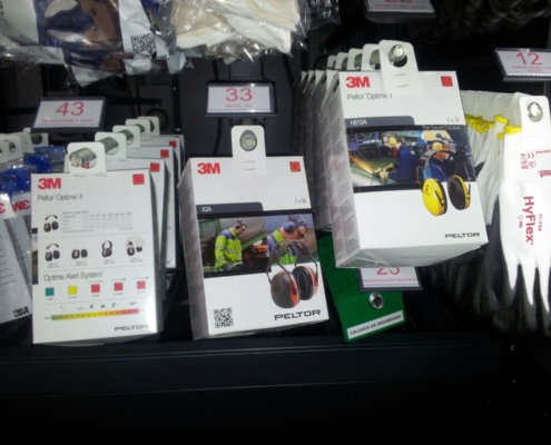 PPE vending machine with hearing protection systems