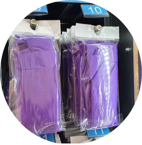 Secure bagging system for dispensing medical PPE