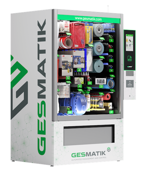 Industrial vending machine Gesmatik Helix 115