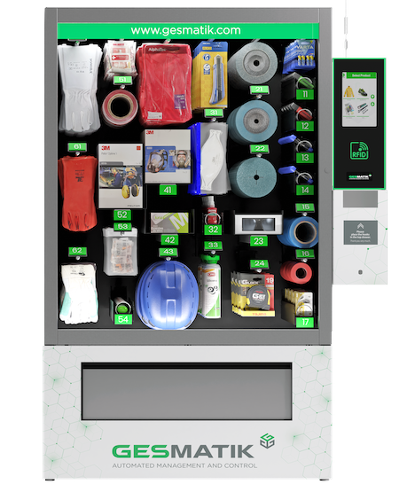 Industrial vending machine Gesmatik Helix 115